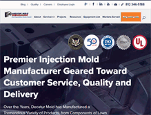 Tablet Screenshot of decaturmold.com